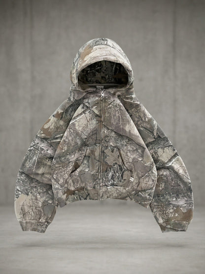 Camo Zip-Up Hoodie™