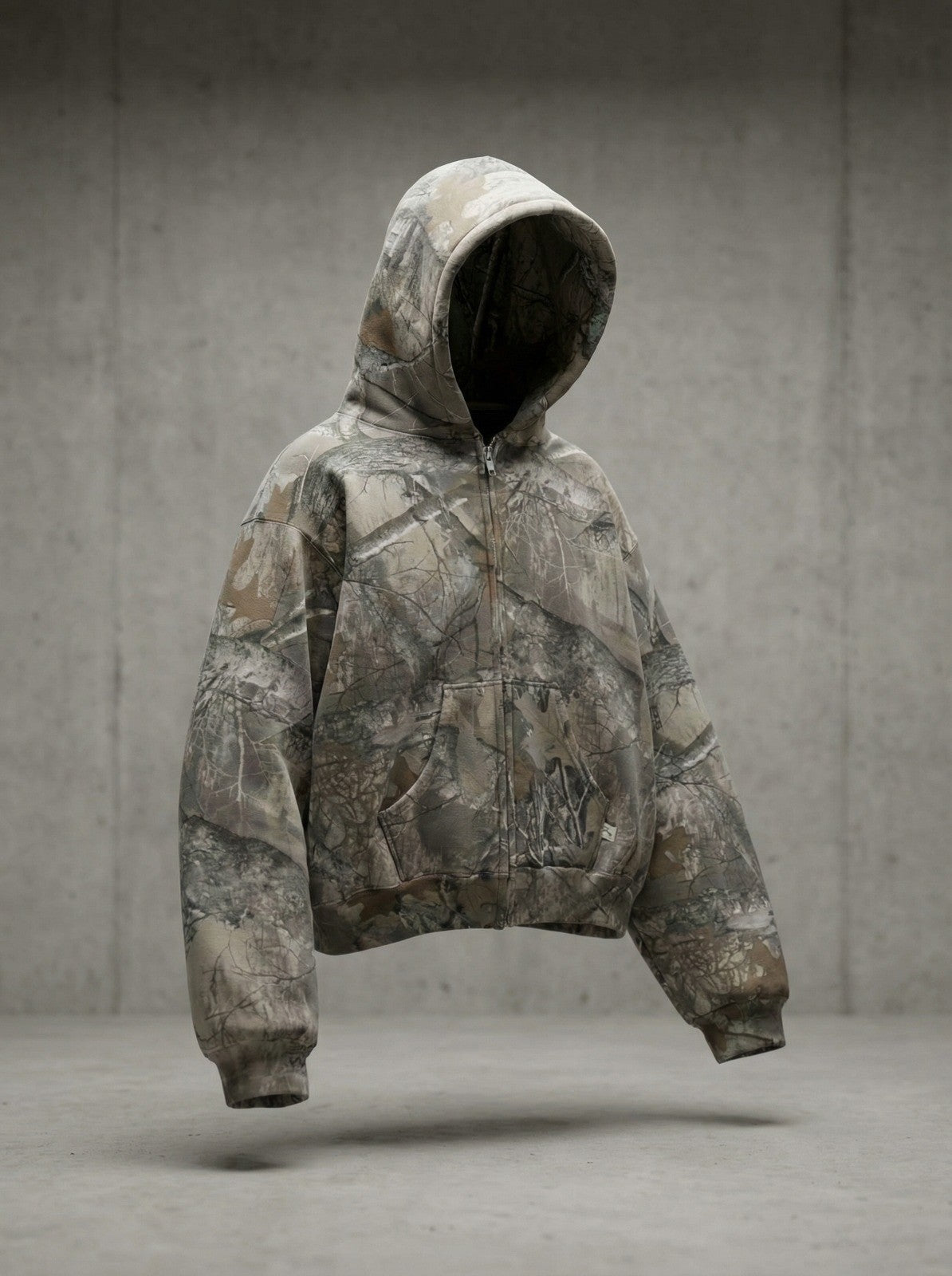 Camo Zip-Up Hoodie™